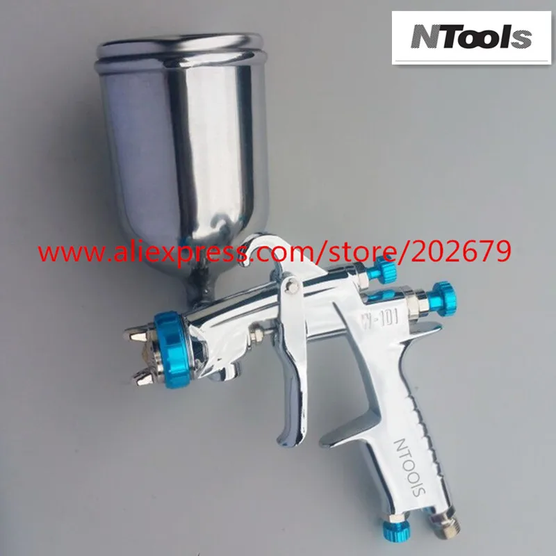 

FREE SHIPPING gravity feed tainless steel nozzle SPRAY GUN air spray gun hand manual paint gun,1.0/1.3/1.5/1.8mm Japan quality