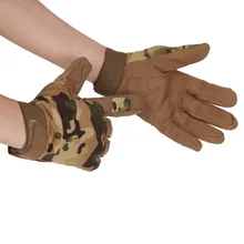 Прочные камуфляжные перчатки для охоты на открытом воздухе из нейлона и волокна, дышащие спортивные перчатки для велоспорта, легкие перчатки