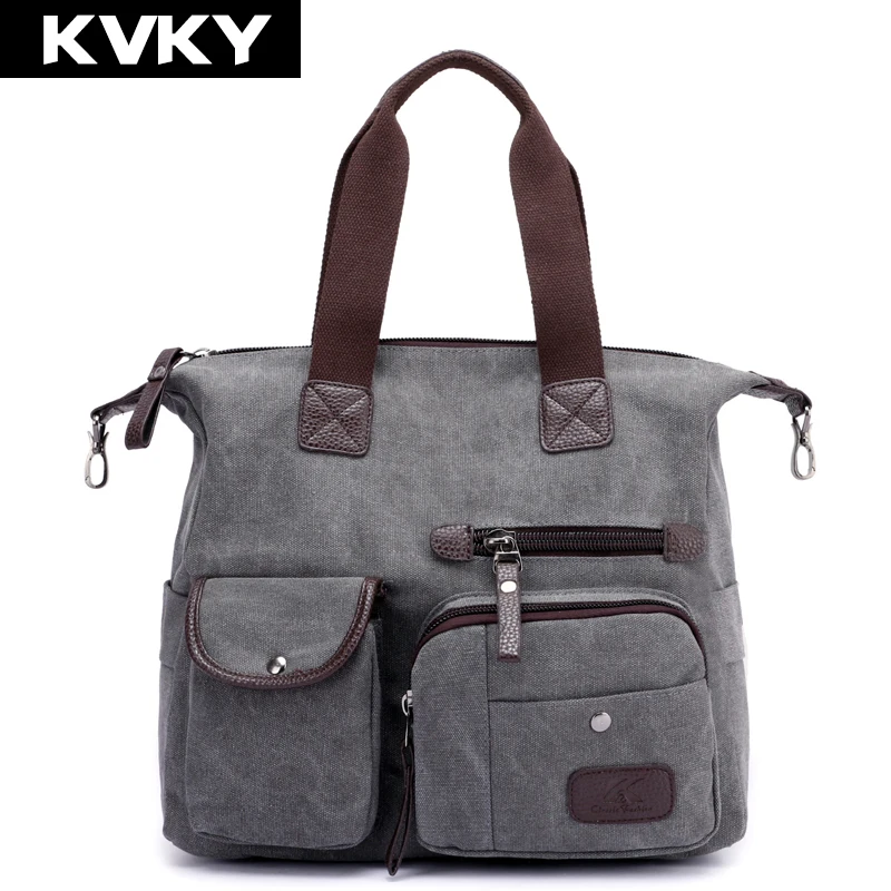 KVKY 2017 قماش النساء حقائب كبيرة قدرة عارضة سيدة حقائب كتف مصمم الإناث رسول Crossbody حقيبة Bolsas الأنثوية