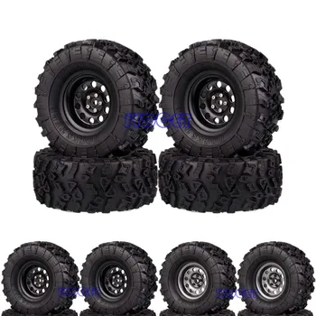 

Metal 2.2" Beadlock Wheel & 132mm Tires 4pcs 2024-3022 For RC 1/10 Model Crawler Axial Traxxas