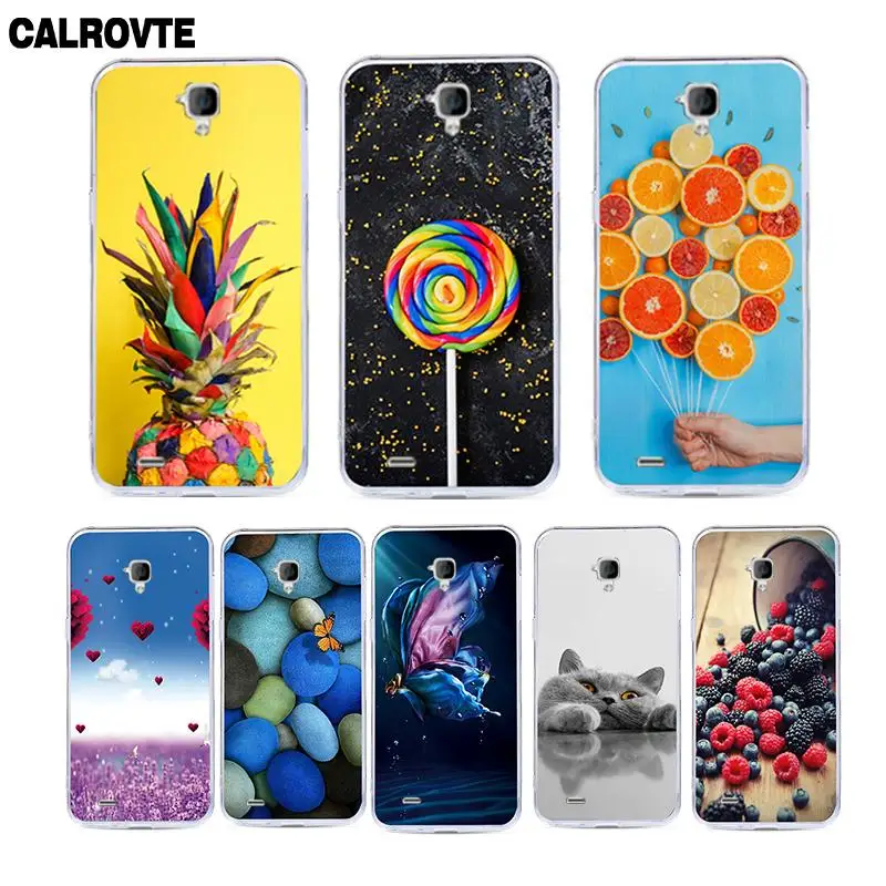 Чехол для телефона с рисунком CALROVTE Huawei Y560 Y 560 Y5 модная мягкая задняя крышка из ТПУ