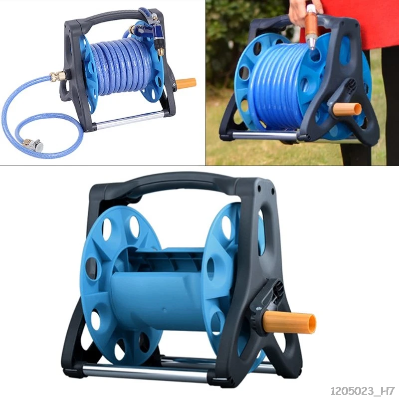 

Portable Garden Water Pipe Hose Reel Cart Outdoor Yard Planting Holder Storage Organizer Rack