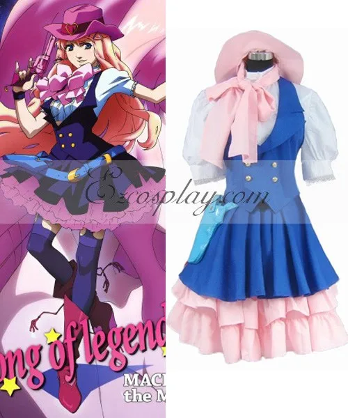 

Ковбойский костюм версии Macross Frontier шериловый костюм для косплея E001
