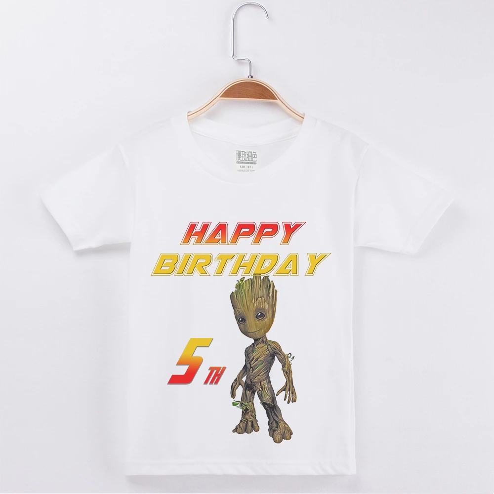 T Shirts Joyeux Anniversaire A Duree Limitee T Shirts Impression Groot Demi Manches En Coton Vetements Pour Enfants Vetements De Hauts Enfants Et Garcons Aliexpress T Shirts Joyeux Anniversaire A Duree Limitee T Shirts Impression Groot Demi Manches En Coton Vetements Pour Enfants Vetements De Hauts Enfants Et Garcons Aliexpress