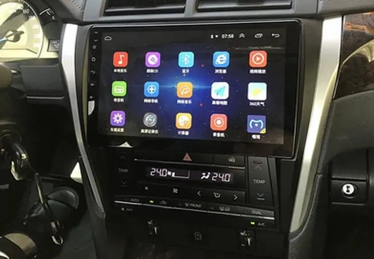 Perfect Android 9.1 Octa Core 10.1" Car DVD Player For Toyota Camry 2012-2014 GPS Navi Support dab+USB IPS Screen Radio LTE 4G Head Unit 30