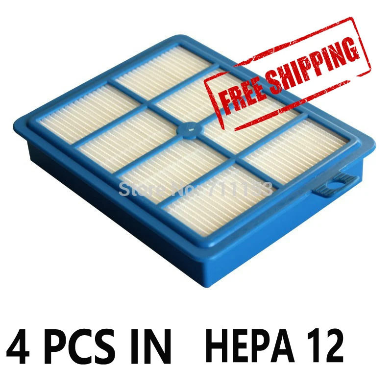 Buy 4PCS /LOT Vacuum Cleaner HEPA Filter for Philips HEPA 12 FILTER H12 EFH12
