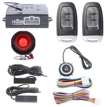 Good use Car alarm system PKE on off by remote control passive keyless entry and push