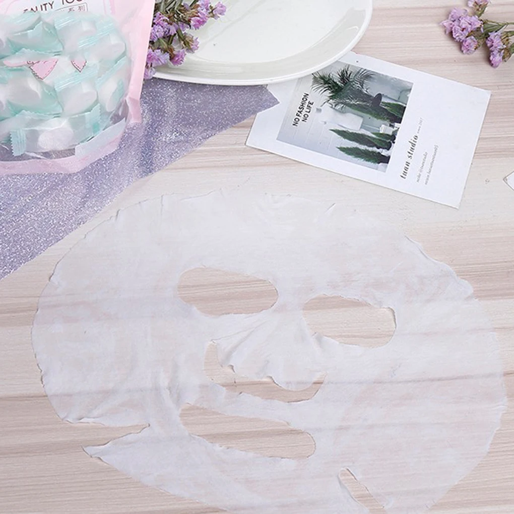 NianLenss30PCS Set Facial Cotton Compressed Masque Disposable Wrapped Masks Sheets Tablets for DIY Skin Care 3