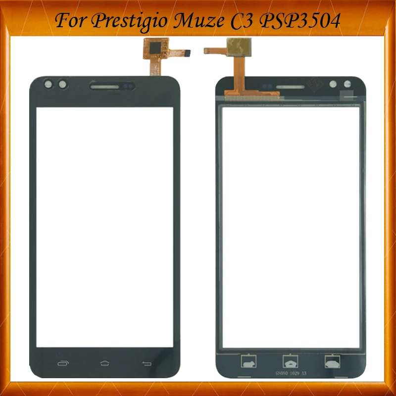 10 шт./лот 100% дигитайзер сенсорного экрана для Prestigio Muze C3 PSP 3504 PSP3504 Duo | Мобильные
