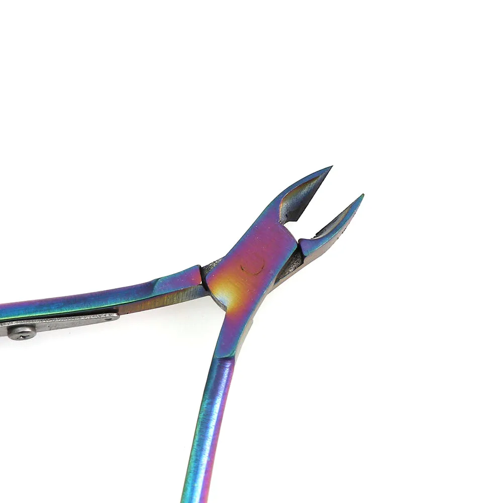 

1Pc Nail Clipper Scissor Trimming Stainless Steel Color Titanium Nail Pliers Dead Skin Cut Nail Clipper Manicure Pedicure Tool