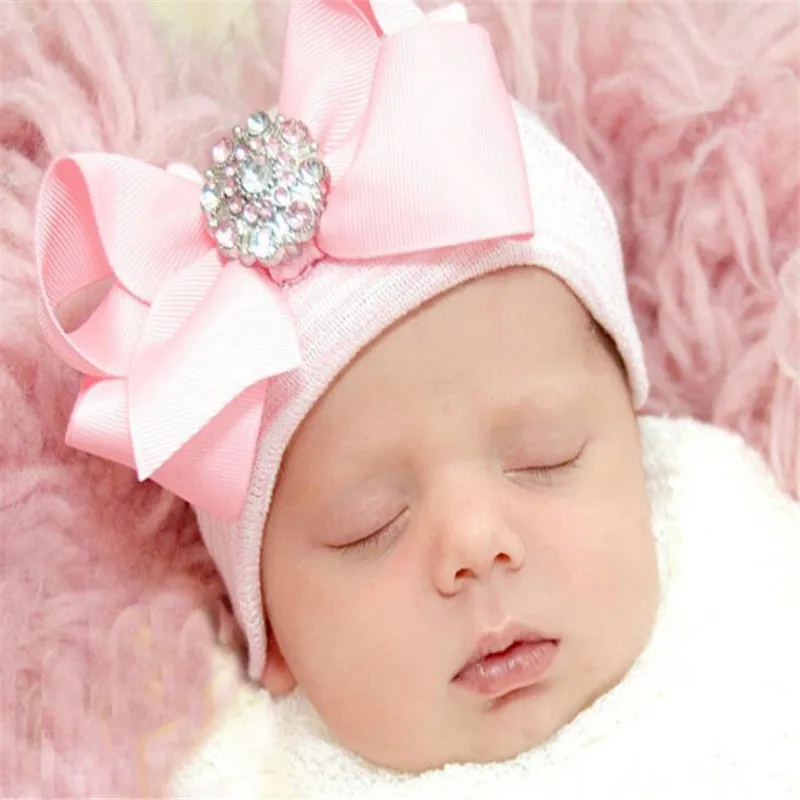 baby girl bow hats