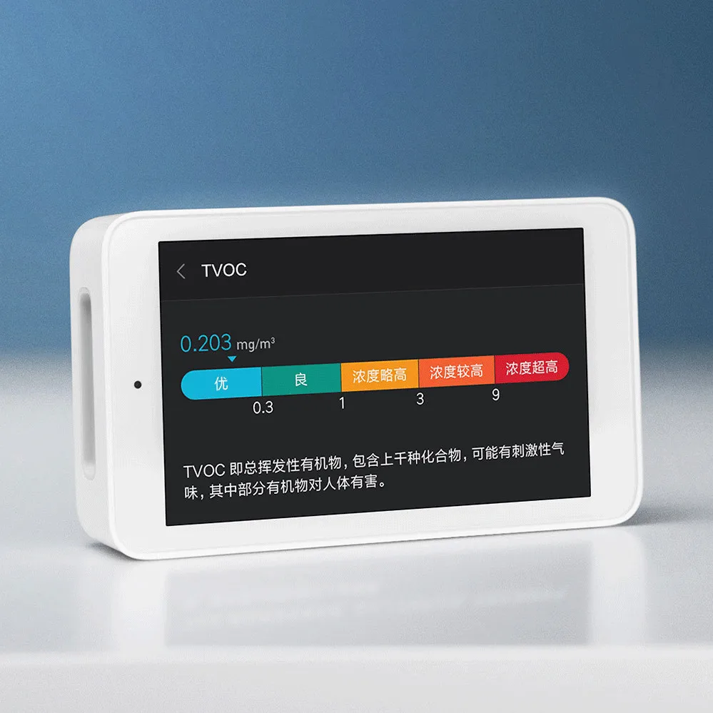 Koop Mijia Lucht Detector Hoge Precisie Sensing 3.97Inch Touchscreen USB Interface Remote Monitoring PM2.5 CO2a Vochtigheid Sensor