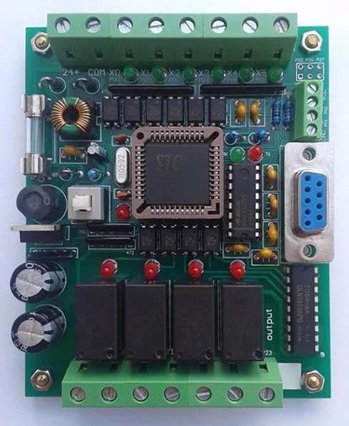 Fast Free Ship PLC Chinese brand PLC industrial control board 51 MCU control panel FX1N 2N 10MR PLC Learning Board цена Fast Free Ship PLC Chinese brand PLC industrial control board 51 MCU control panel FX1N 2N 10MR PLC Learning Board цены онлайн