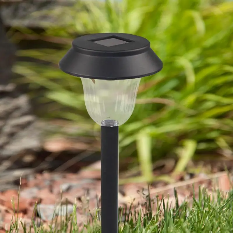 

Discolor Solar Plastic Garden Lawn Lamp Plug LED Light Pathway Garden Lamp Automatically Decoration Lighting