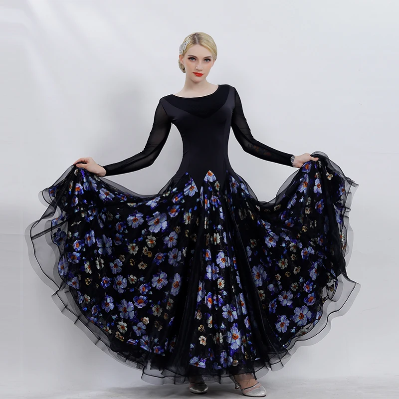 Buy Ballroom Dance Competition Dresses Printing