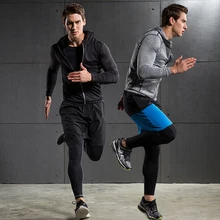 2017 clothing mens venta caliente famoso diseñador de la marca de clothing clothing chaqueta chaqueta desgaste rápido hombres gimnasio traje s-xxl