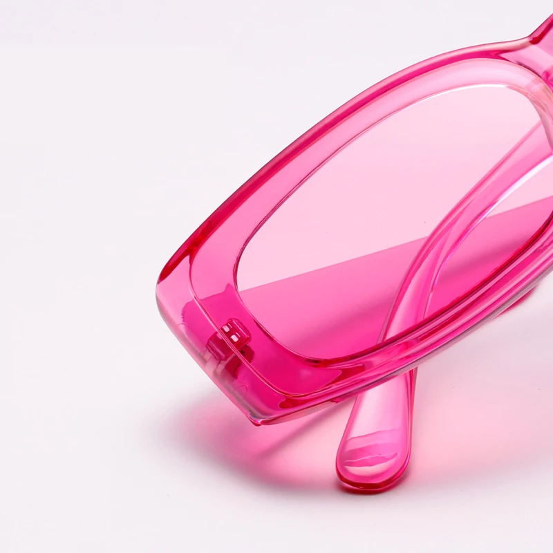 Kachawoo, женские прямоугольные солнцезащитные очки, прозрачные, розовые, синие, яркие цвета, для путешествий, солнцезащитные очки, для девушек,, модные, женские, подарок