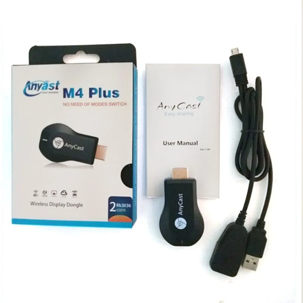 

for Anycast m4 plus 2 mirroring multiple TV stick Adapter Wifi Mini PC Android Chrome Any Cast HDMI WiFi Dongle 1080P