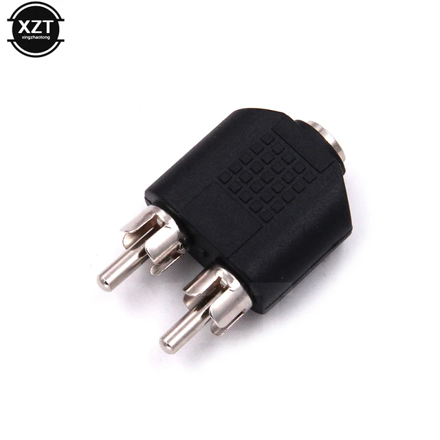 Adaptateur RCA vers Jack 3.5 mm Stéréo Mâle - Femelle Audio Casque