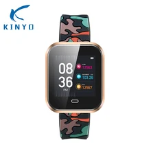 Пульсометр Водонепроницаемый Смарт браслет умный Браслет кровяное давление умный наручный трекер физической активности Удаленная камера подарки для друзей