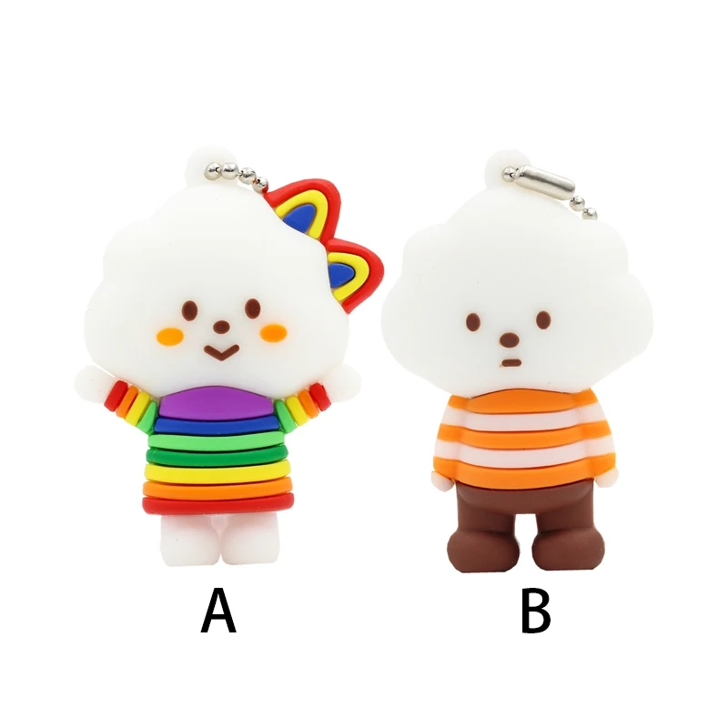 

Cartoon Colorful Rainbow Pen Drive 4G 8G 16GB Usb Flash Drive 64GB 32GB Flash Memory Stick Pendrive