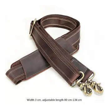 

Adjustable Vintage Leather Replacement Shoulder Strap For Briefcase Messenger Bag Accessories 80-134cm
