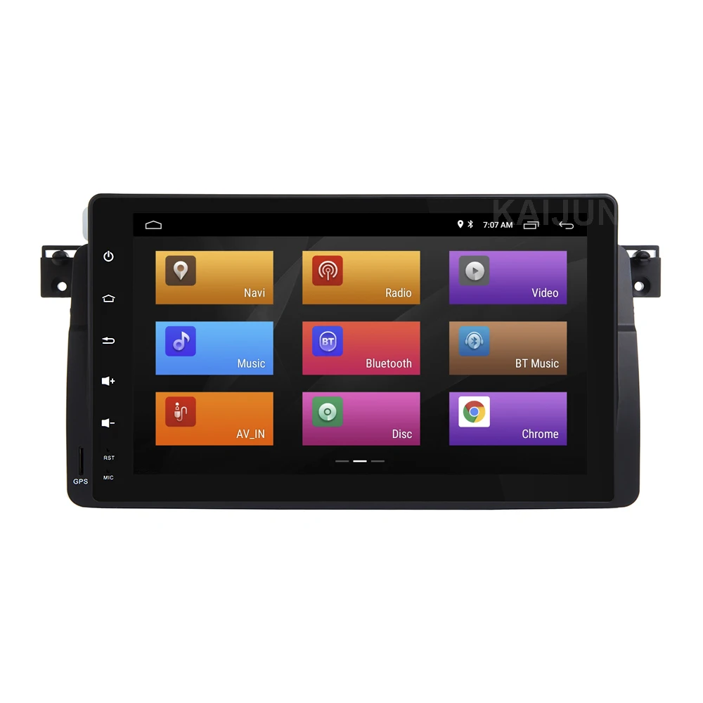 Top 9 inch Android 9.1 Car Head Unit for BMW E46 M3 with Radio BT Wifi GPS,One Din Car Stereo radio DVD Player 1