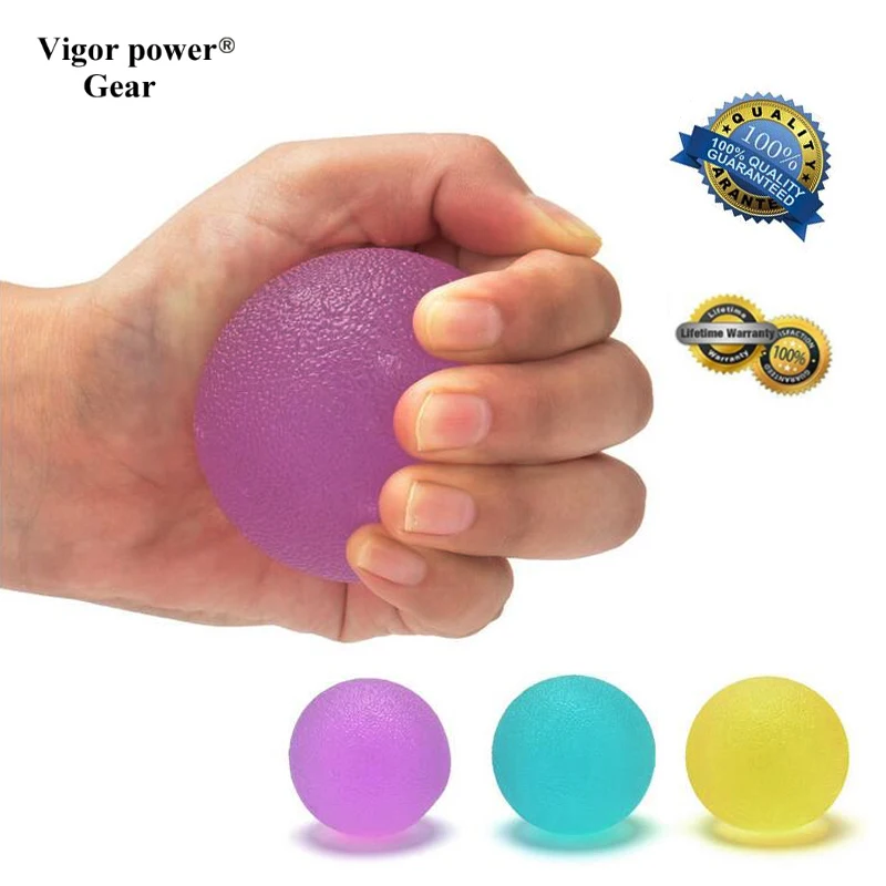Vigor Power Gear Hand Grip Balls ( Set of 3 )Fitness Therapy squeeze