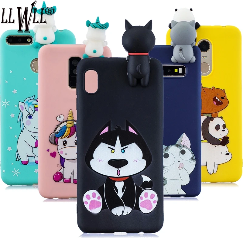 Silicone Toys Cartoon Redmi 7A Case For Xiaomi Cute Dolls Soft Cover Xiomi 7 A Phone | Мобильные телефоны и аксессуары