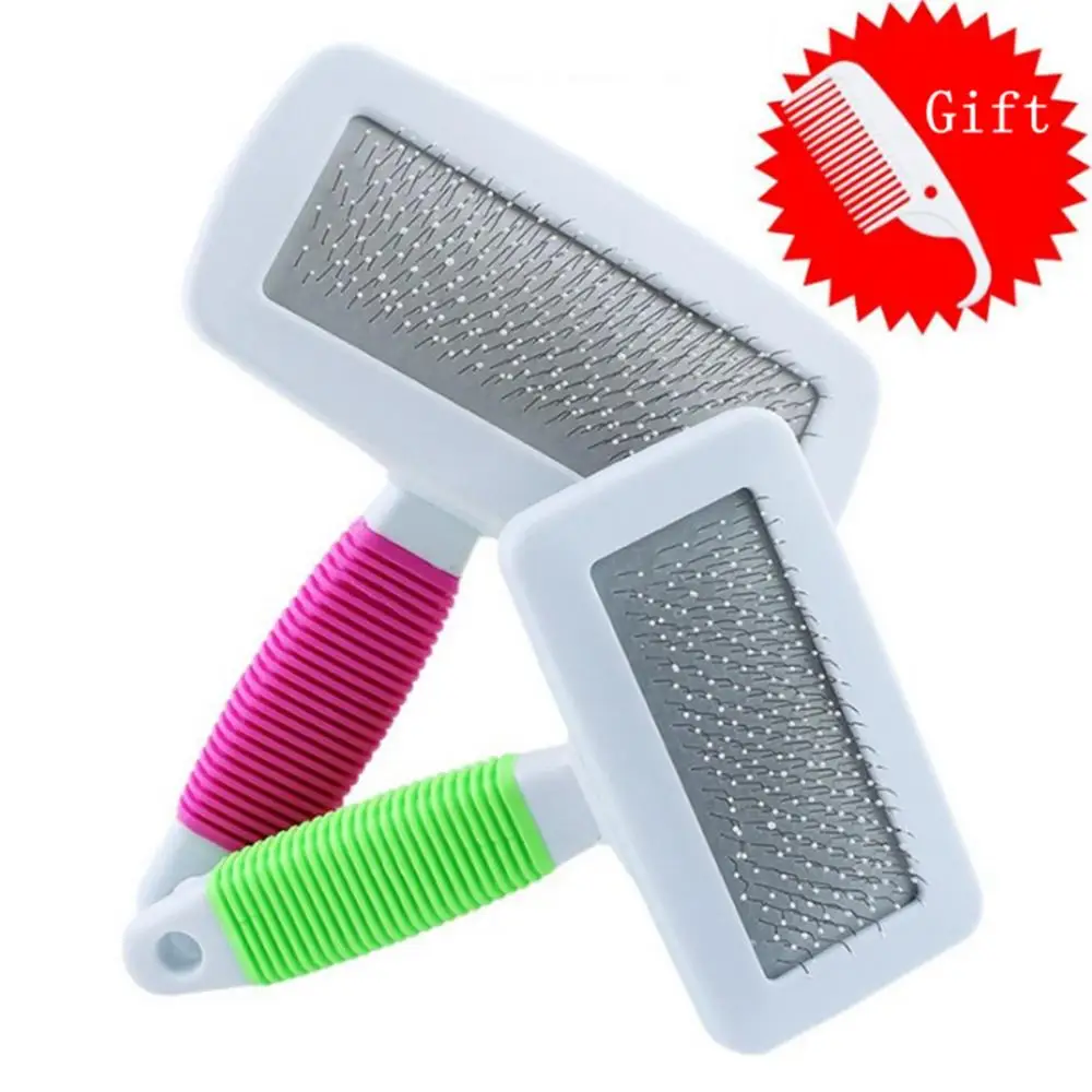 Pet Brush Cat Grooming Combs Hair Removal Comb for Cats Brush Hair Shedding Trimming for Pet Grooming Tool for Long Short Hair Pet Brush Cat Grooming Combs Hair Removal Comb for Cats Brush Hair Shedding Trimming for Pet Grooming Tool for Long Short Hair