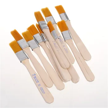 

High Quality 10pcs/set BGA Solder Flux Paste Brush With Wooden Handle Reballing Tool