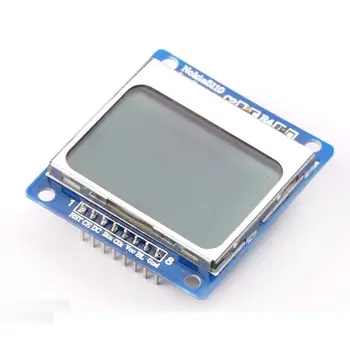 

84x48 Nokia LCD Module Blue Backlight Adapter PCB Nokia 5110 LCD For Arduino