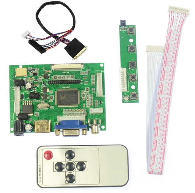 7 дюймовый IPS ЖК экран HD 1280*800 с емкостной сенсорной панелью HDMI + VGA 2AV плата драйвера