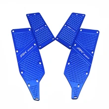 Motorcycle Parts Footboard Steps Motorbike Foot Footrest Pegs Plate Pads for KYMCO