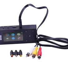 Новинка CVBS Аналоговый Цифровой AV рекордер Аудио Видео Захват конвертер VHS видеокамера DVD Кассетная лента на TF карту 8G MP3 плеер