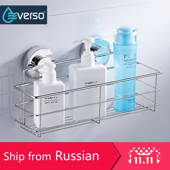 

EVERSO Corner Shower Shelf Bathroom Accessories Stainless Steel Shelves Bathroom Hair Dryer Holder