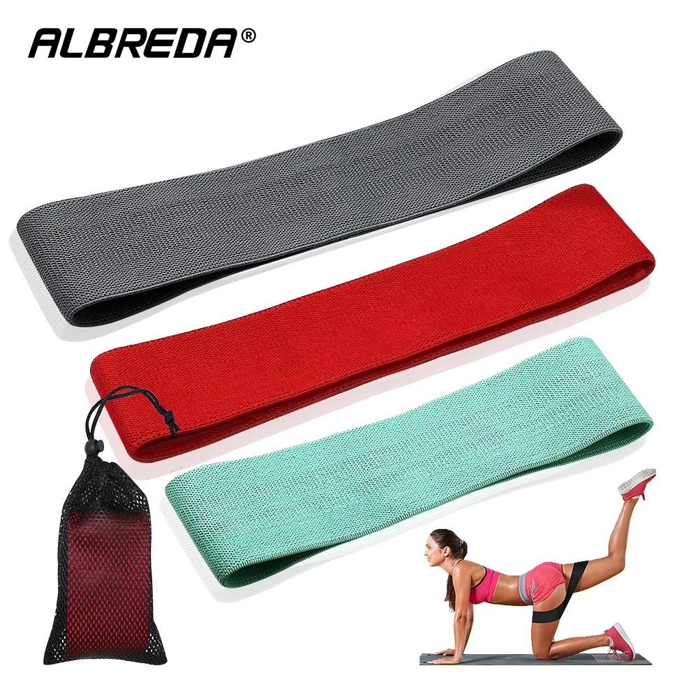 

ALBREDA 1 Piece/Pair Band Hip Circle Loop Resistance Band Workout Exercise for Legs Thigh Glute Butt Squat Bands Non-slip Design