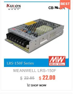 Бренд MEAN WELL представляет LRS-350-48 один Выход 350W 7.3A 48V meanwell Питание ваттов UL CB CE 30 мм толщина 110VAC или 230VAC