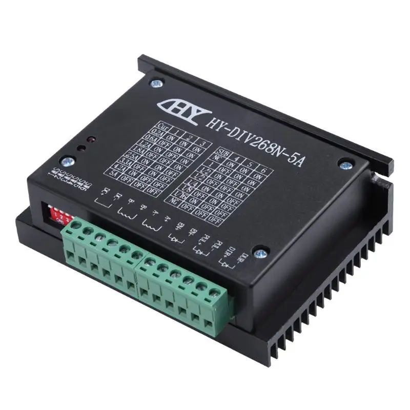 

TB6600 HY-DIV268N-5A CNC Single Axis Two Phase Hybrid Stepper Motor Driver