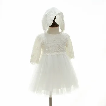 

Long Sleeve Baby Girls Dress Gown for Bridesmaid Infant 1 Year Girl Gaby Birthday Dress 2 Years Christening Dress for Baby Girl