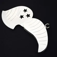 self defense personal Kinfe EDC Tool Folding Blade Knife Full Stainless Steel Apple Shaped Mini Pocket Knife security weapons