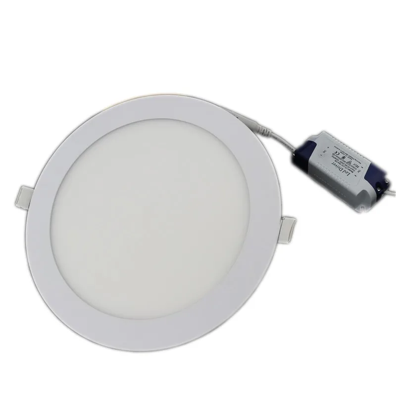 Ultra Thin LED Panel Light 3 W 6 W 9 W 12 W 15 W 18 W driver included AC85-265V Recessed lamps for ceiling panels for indoor lig recessed downlight