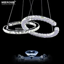 Crystal Lighting Modern LED Diamond Pendant Light Fitting LED Crystal Fixture Lustres Hanging Drop abajur Lamp For Dining Room luxury diamond led chandelier crystal lamp modern crystal light fixture circle hanging lustres led decorate luminaire home light