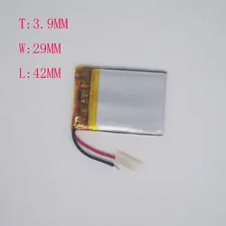 3,7 v полимерный аккумулятор 392942/403040 MP3 вождения рекордер bluetooth-гарнитура маленькая аудио