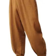 Унисекс Лето и весна хлопок и лен форма для боевых искусств Штаны буддийские монахи Штаны кунг-фу боевых спортивные брюки для занятий боевыми искусствами zen брюки