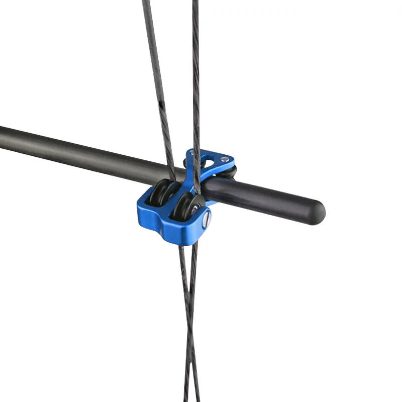 TP140 Archery Roller Cable Slide String Separator Vice Strings Protector Pulley Compound Bow Outdoor Sports Shooting Accessories
