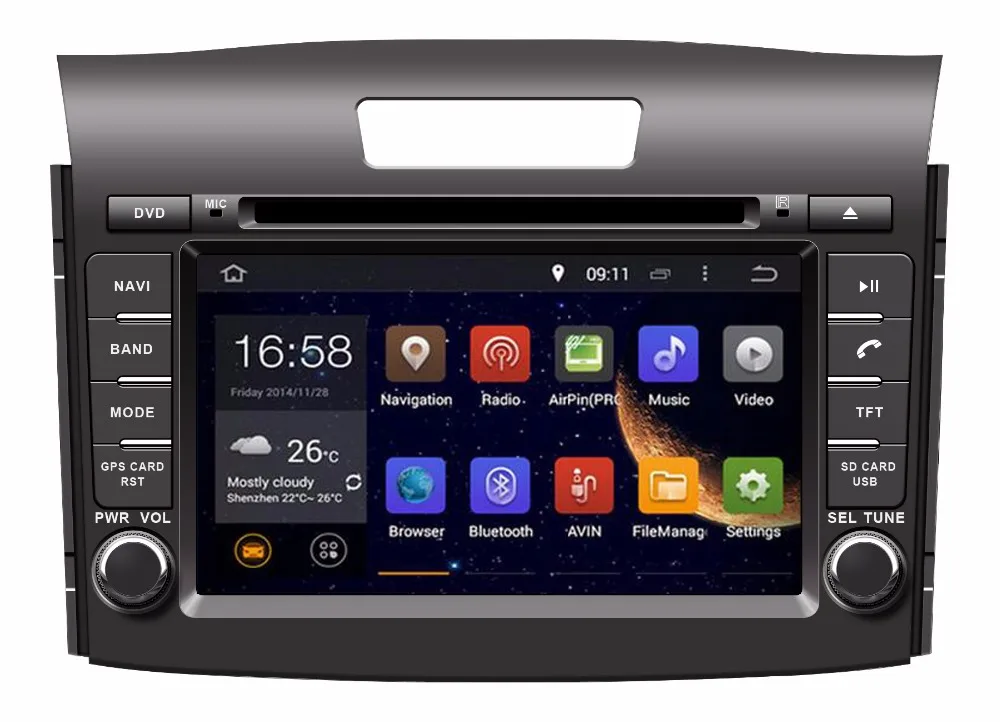 Flash Deal FOR HONDA CRV 2012-2014 Android Car DVD player gps audio multimedia auto stereo support DVR WIFI DAB OBD 0 Flash Deal FOR HONDA CRV 2012-2014 Android Car DVD player gps audio multimedia auto stereo support DVR WIFI DAB OBD 0