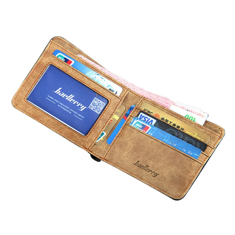 

Men's Fashion Canvas Wallet Soft Purses Slim Bifold Money Clip Large Capacity Credit Card and Cash Holder Pocket WB178