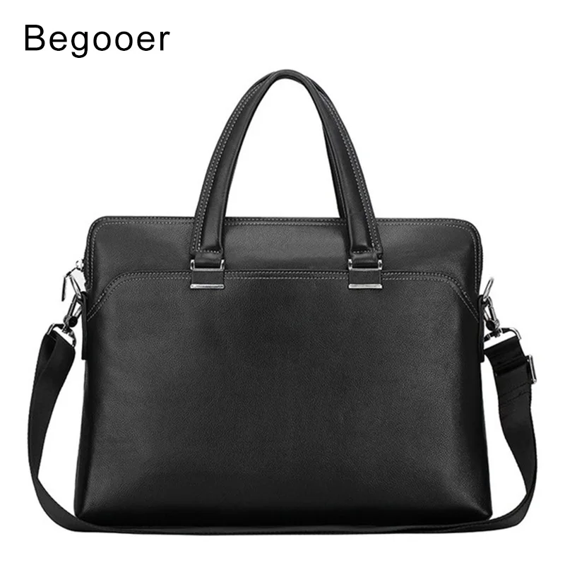 

Guarantee Genuine Leather Briefcase Male Brand Designer Laptop Shoulder Bag Natural Skin Casual Men Briefcases Bags Business