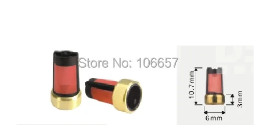 

200pcs size 10.7*6*3 mm fuel injector filters micro filter fuel nozzle basket filter 1002B